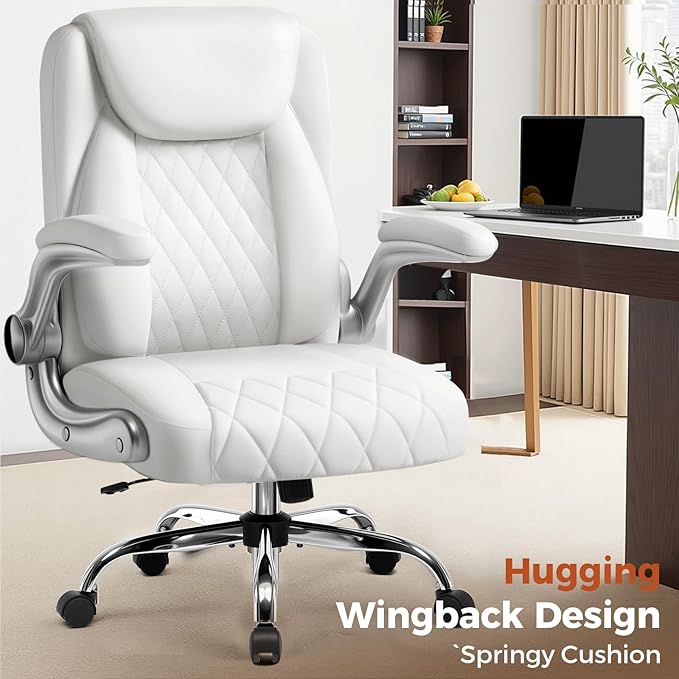COMHOMA Leather Office Chair Ergonomic Computer Gaming Chair - Image 3
