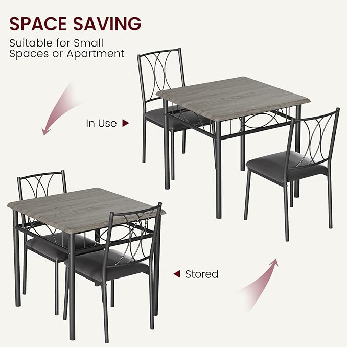 Dining Table Set for 2, Kitchen Table - Image 9