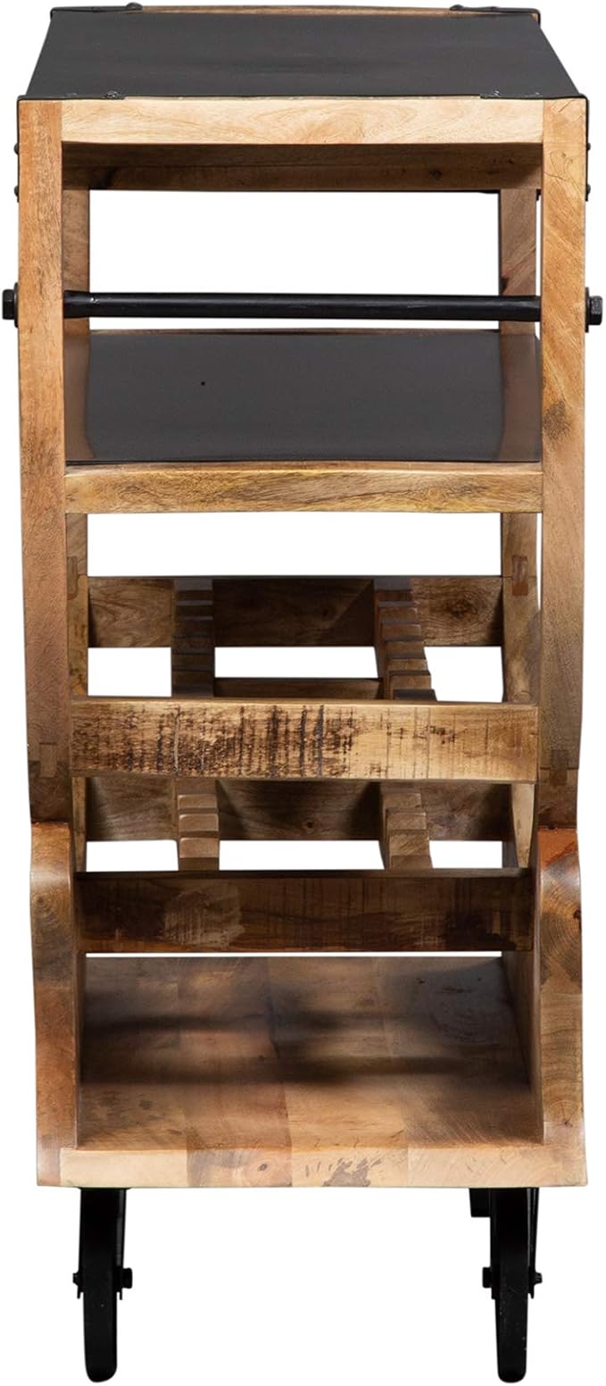 Liberty Furniture Industries Danley Accent Bar Trolley, W47 x D16 x H39 - Image 4