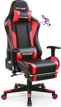 GTRACING Gaming Chair with Footrest Speakers Video Game Chair Bluetooth Music by GtracingDirect