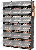 ROJASOP Portable Shoe Rack Organizer, 72 Pairs Covered Shoe Rack Shoe Organizer by ROJASOP