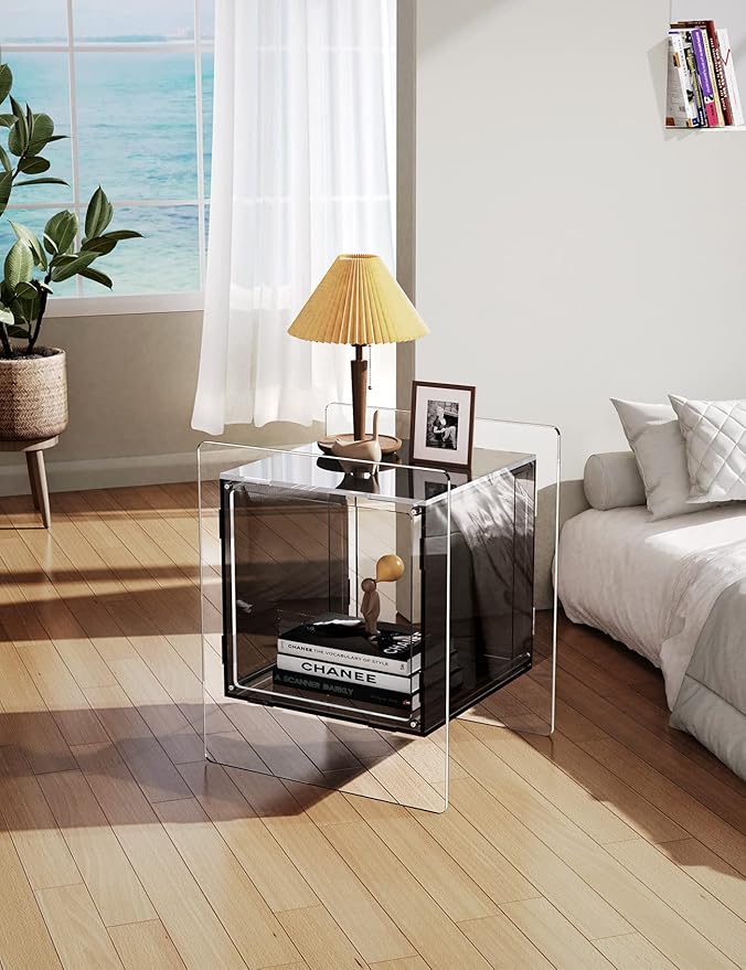 Acrylic Nightstand Colorful Bedside Table - Image 5