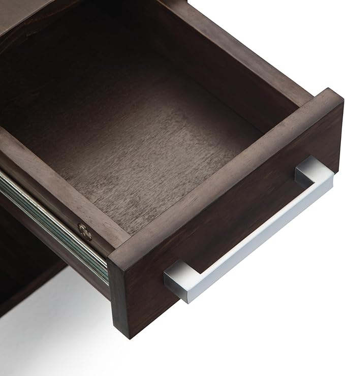 SIMPLIHOME Kitchener SOLID WOOD 14 inch Wide Rectangle Contemporary Narrow Side - Image 7