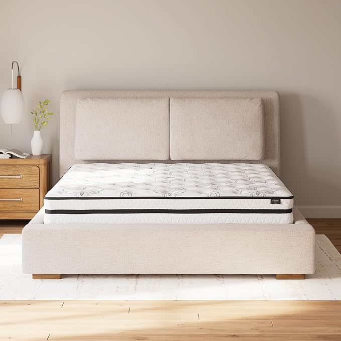 Signature Design by Ashley Queen Size Chime 10 Inch Medium Firm Hybrid Mattress - Image 3