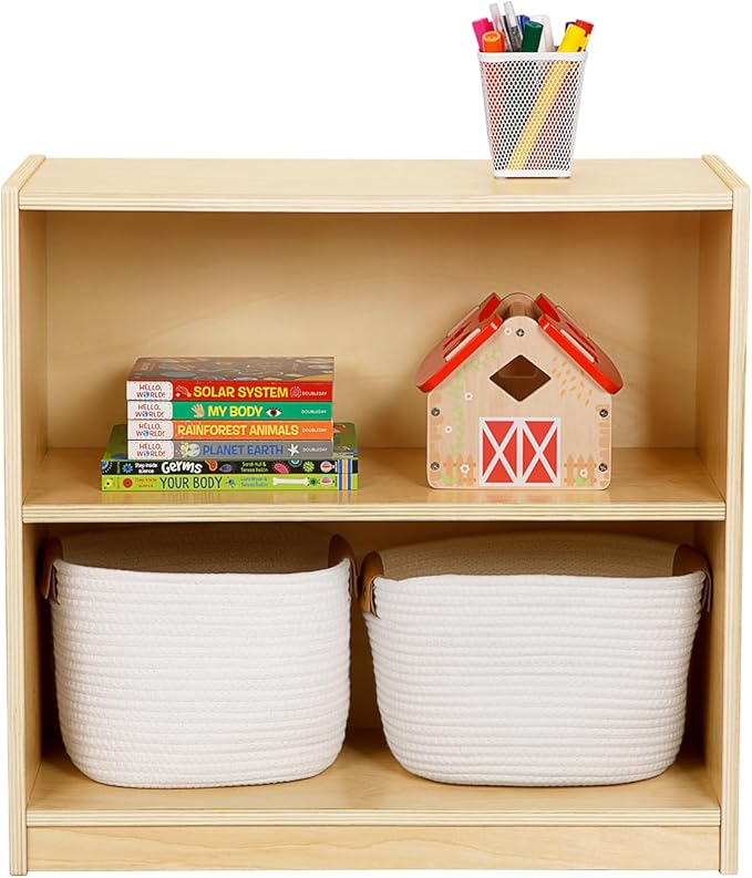 OOOK Montessori Toy Shelf, Kids Bookshelf and Toy Storage, Small Bookshelf by OOOK