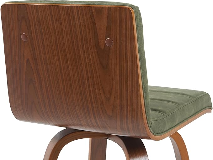 Armen Living Vienna Modern Swivel 30" Bar Height Barstool - Image 6