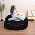 Bean Bag Chair for Adults Kids Without Filling Comfy Fluffy Giant Round Beanbag by FunnyFurnitureforYourHous