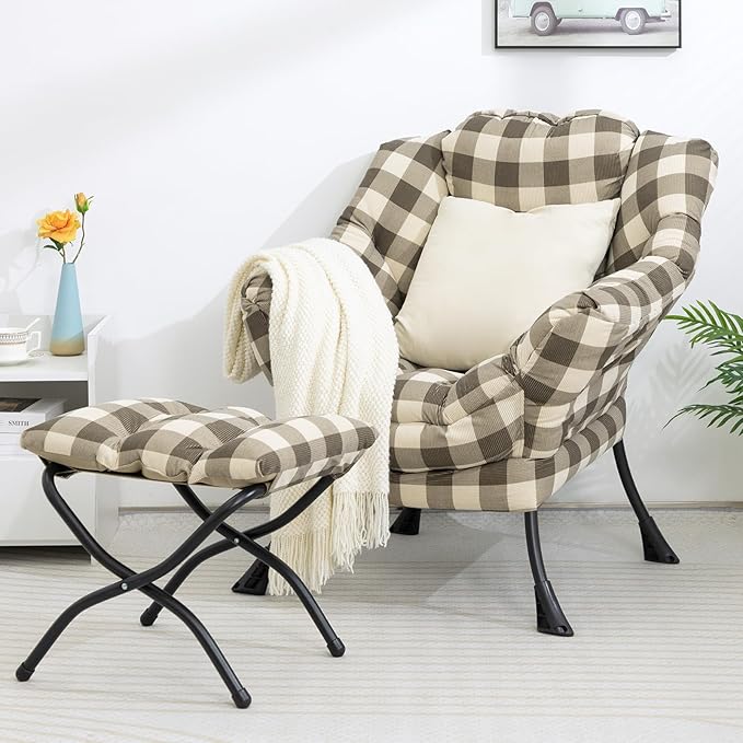 HollyHOME Fabric Lazy Chair - Image 4