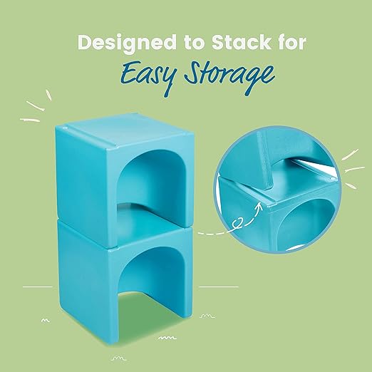 ECR4Kids Tri-Me Table and Cube Chair Set - Image 6