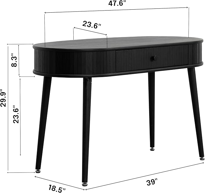 NTC Stream Desk, Modern Wooden Writing Desk - Image 2