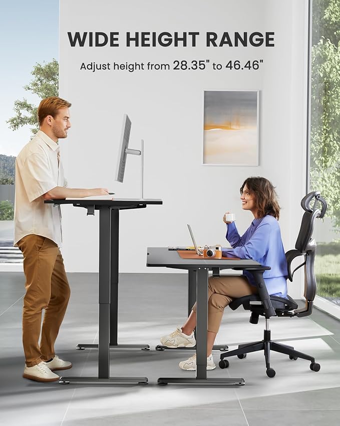 ErGear Electric 71 x 30 inch Standing Desk Workstation, Large Sit Stand up Desk - Image 4