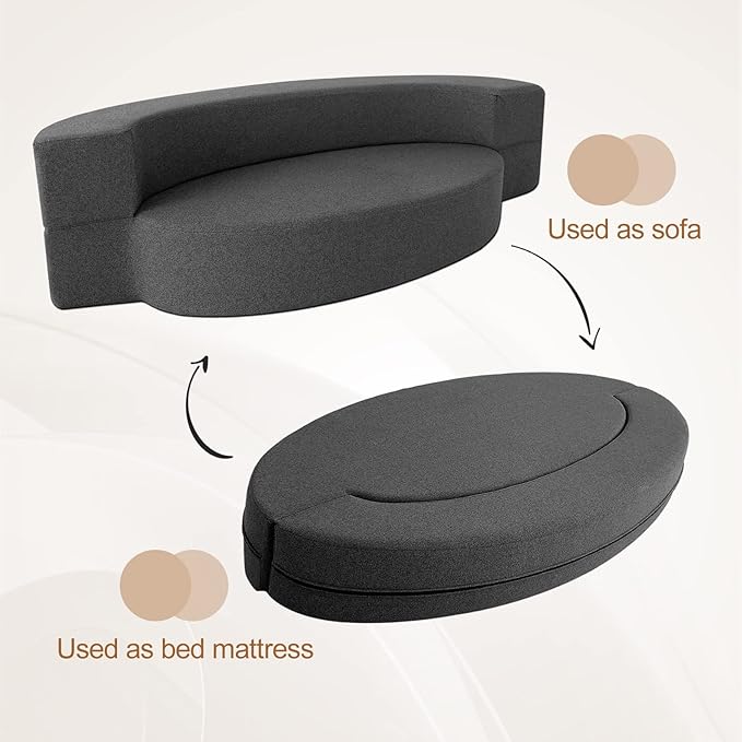 Modern Folding Sofa Bed Couch Memory Foam - Image 4