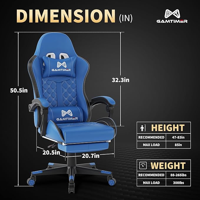 Gaming Chair, 400 lbs Adult Chair, High Back Computer Chair - Image 3