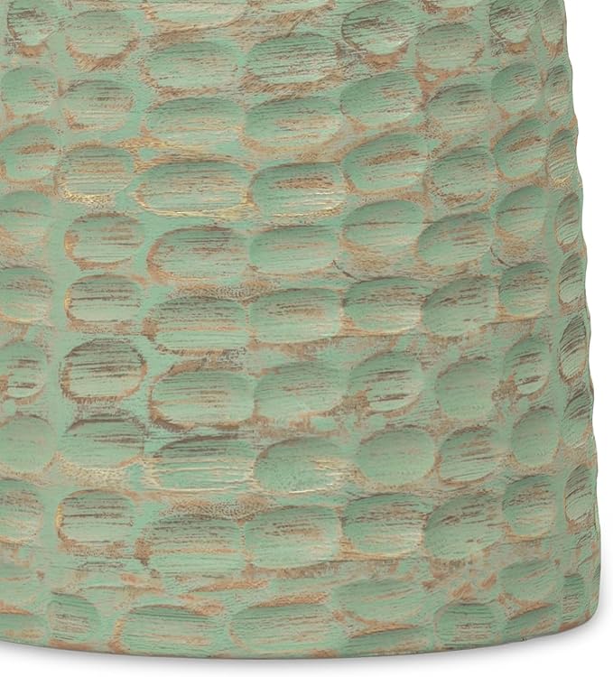 SIMPLIHOME Boyd 13-inch Wide Solid Mango End Table in Green Wash, - Image 9