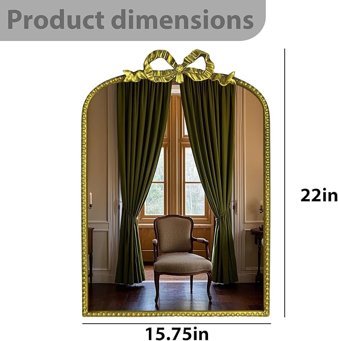 Baroque Decorative Mirror, European-Style Retro Gold Style Baroque Wall Hanging - Image 3
