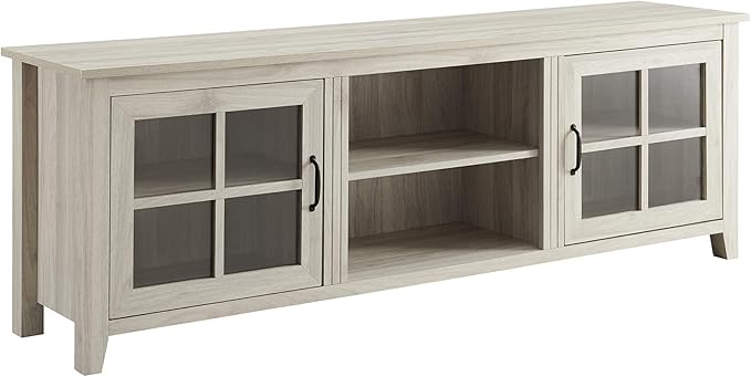 Walker Edison Portsmouth Classic 2 Glass Door TV Stand by WalkerEdison