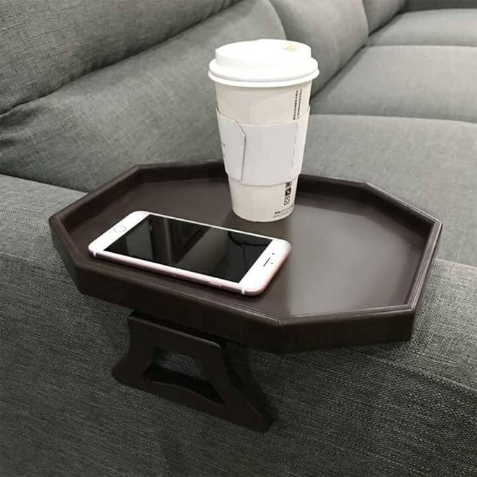 Pekokavo Sofa Armrest Clip Table – No-Slip Couch Tray by Pekokavo