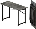Folding Computer Desk 47 inch Writing Gaming Computer Camping Table, No by Lutown-TeenHome
