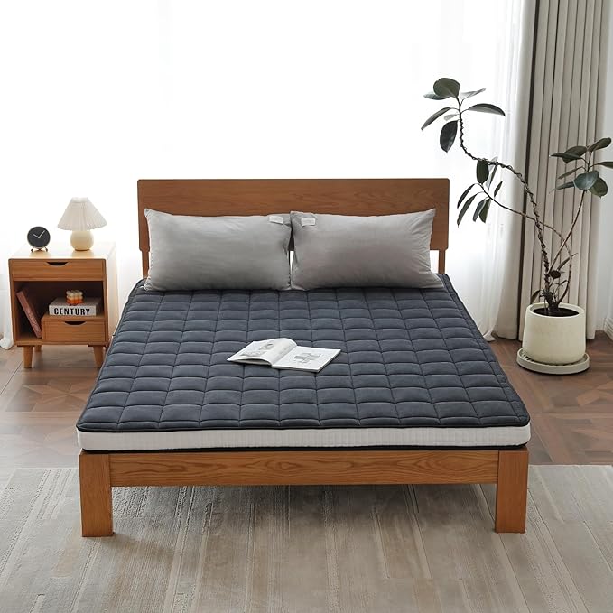 Welnow Japanese Futon Floor Mattress, Twin Size Thick Tatami Mat Portable & - Image 7