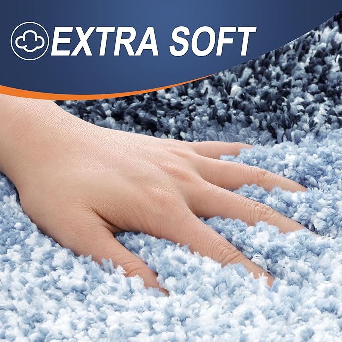 OLANLY Bathroom Runner Rugs 59x20, Extra Soft Absorbent Microfiber Bath Rugs - Image 2
