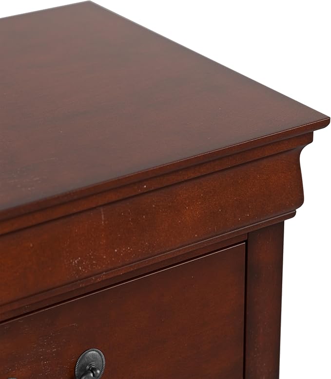 Furniture of America Arabella Traditional Solid Wood Nightstands Set of 2 - Image 8