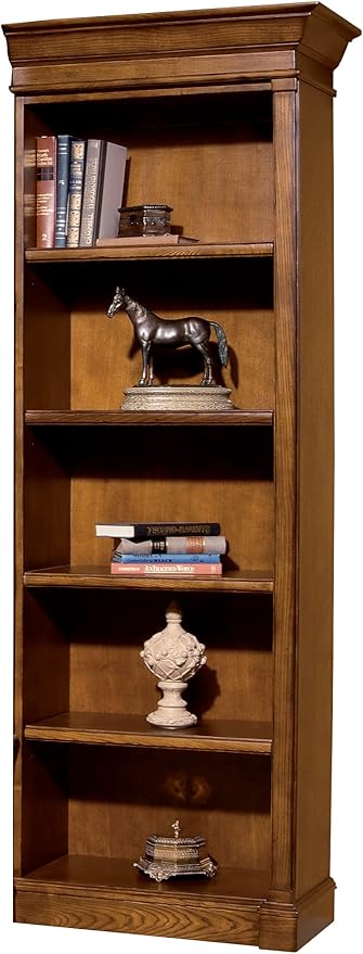 Hekman Furniture Urban Ash Burl Executive Right Bookcase – Elegant Tall Premium by Hekman