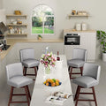 Counter Height Barstools Set of 4, 360° Swivel Bar Stools by TIMSATIO