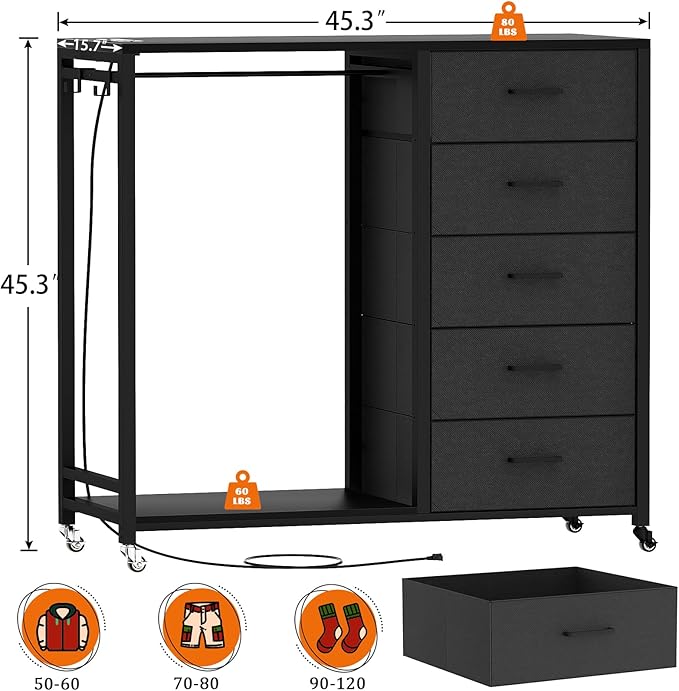 Cyclysio Dresser for Bedroom - Image 3