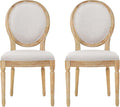 Christopher Knight Home Phinnaeus Polyester Beige Fabric Dining Chair, 2-Pcs Set by ChristopherKnightHome
