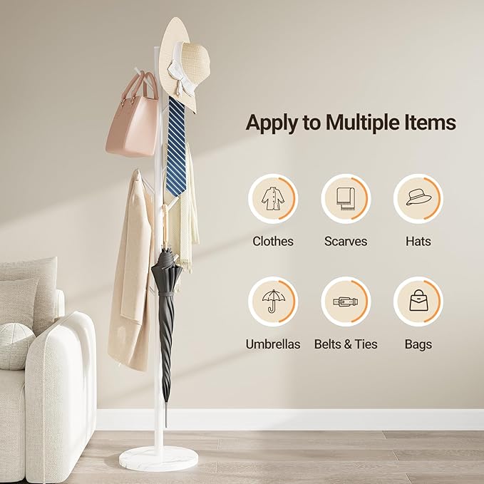 ELYKEN Coat Rack Freestanding - Image 6