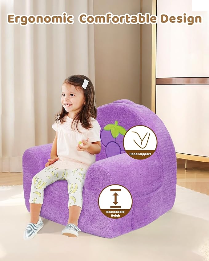 Toddler Chair, Comfy Foam Kids Couch - Image 4
