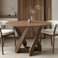 Acanva 47" Small Round Dining Table by acanva