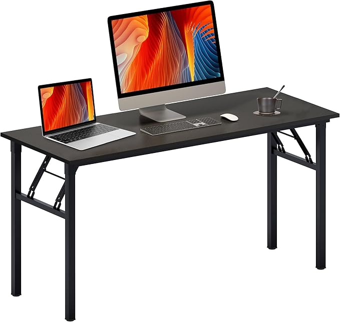 DlandHome Computer Desk, 59.8Inch Office Desk Computer Table, Study Writing by DlandHome
