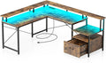 Rolanstar L Shaped Gaming Desk by Rolanstar