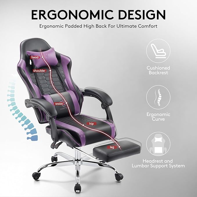 Gaming Chair, Computer Office Chair - Image 9