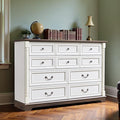 53.54" Farmhouse Sideboard Buffet Cabinet by LynginsCreativeLife