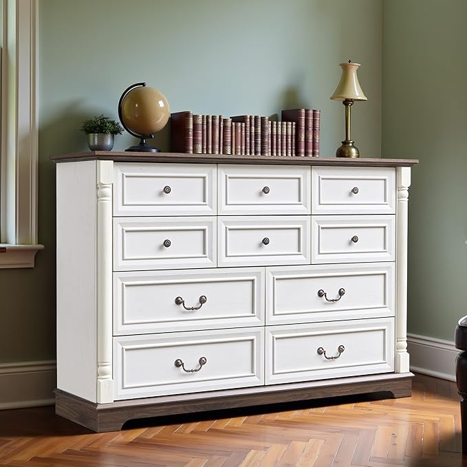 53.54" Farmhouse Sideboard Buffet Cabinet by LynginsCreativeLife