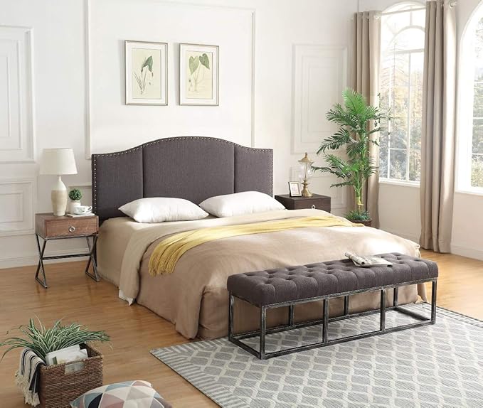 24KF Upholstered Tufted Long Bench - Image 8