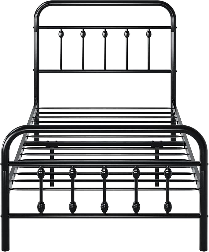 Allewie 14 Inches Twin Size Metal Platform Bed Frame - Image 9