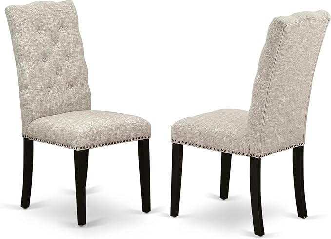 East West Furniture X627EL635-6 6 Piece Dining Table Set Contains a Rectangle - Image 4