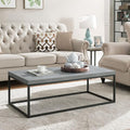 CENSI 47-Inch Grey Marble Accent Coffee Table/Center Table by CENSIFURNITURE