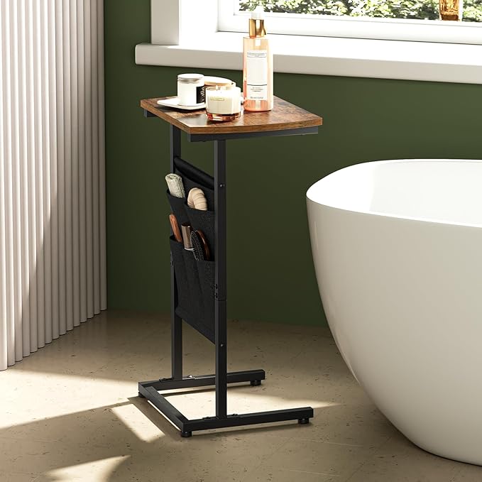 HOOBRO C Shaped End Table Set of 2, Small Side Table - Image 6
