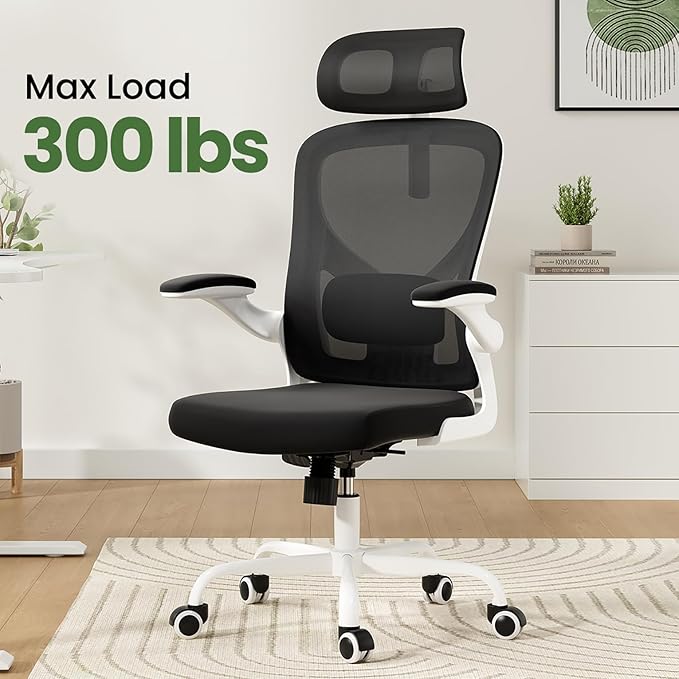 Ergonomic Office Chair, Comfy Home Office Chair High Back Computer Chair - Image 8