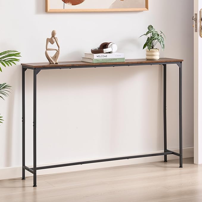 Console Table, Narrow Entryway Table, Thin Sofa Table, Behind Couch Table - Image 6