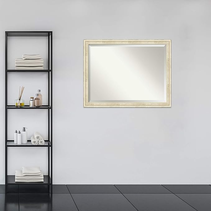 Amanti Art White Bathroom Mirror - Image 5