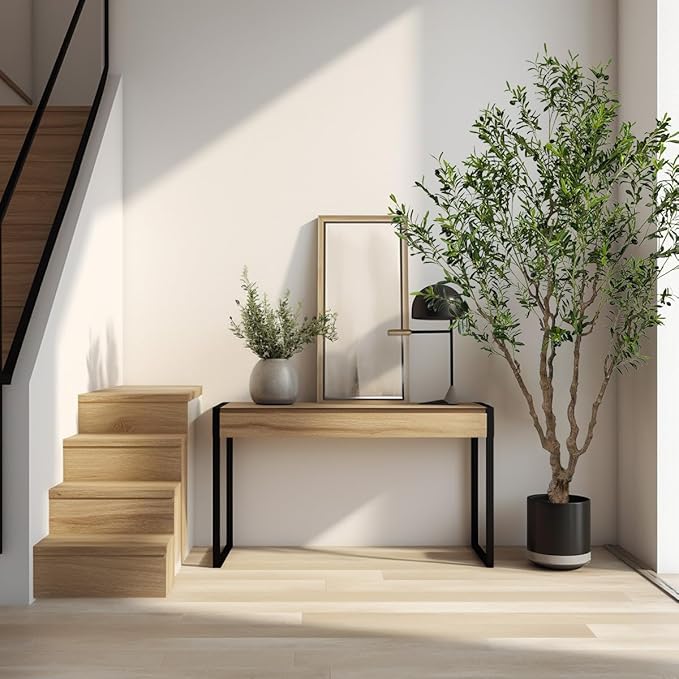 Artificial Olive Tree Tall, Faux Olive Tree Indoor Artificial Tree - Image 7