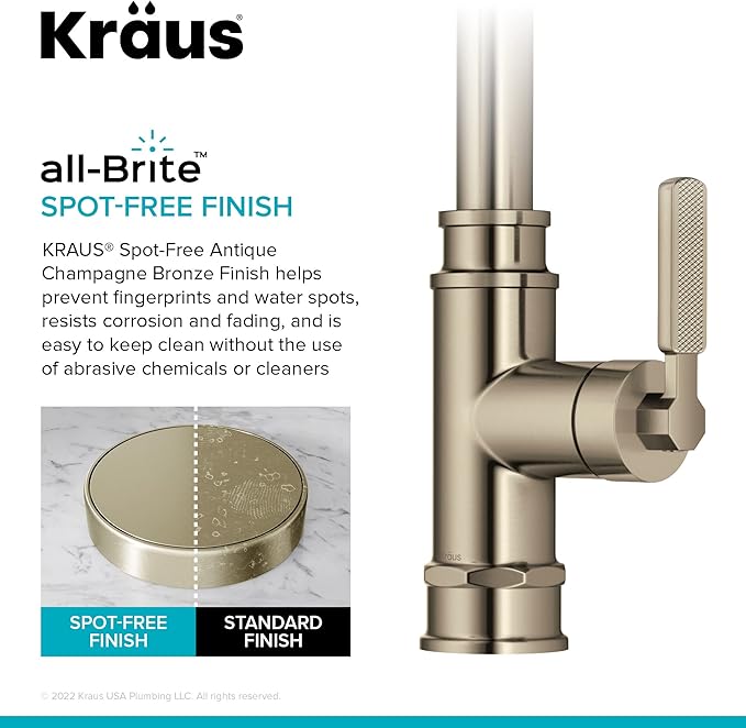 KRAUS Allyn Transitional Industrial Pull-Down Single Handle Kitchen Faucet in - Image 6