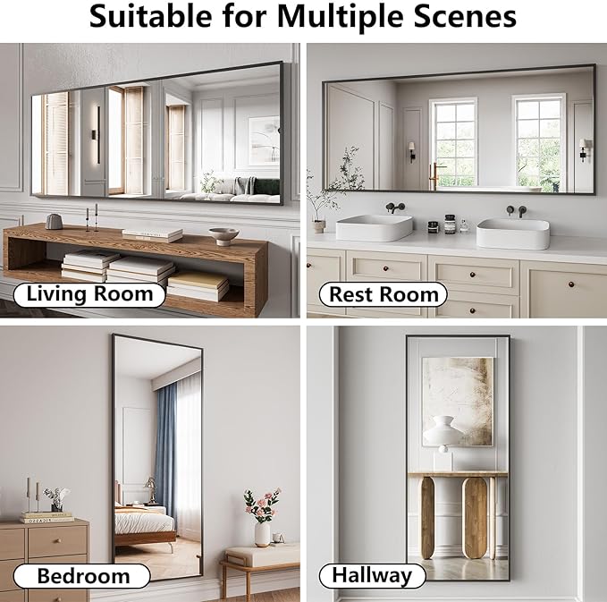 Koonmi Bathroom Mirror 30x71 Bathroom Wall-Mounted Mirrors, Modern Vanity Mirror - Image 4