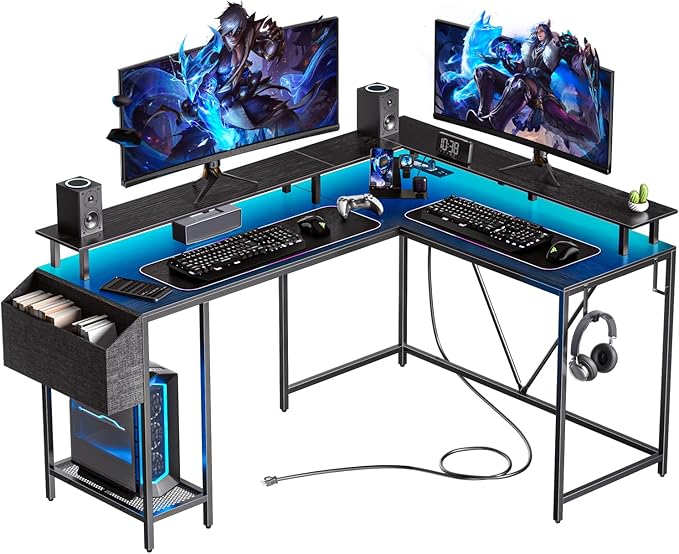 53inch L Shaped Desk, L Shaped Gaming Desk by Eivanet