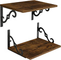 DINZI LVJ Deep Floating Shelves, Wide Display Shelf Wall Mounted by DINZILVJ
